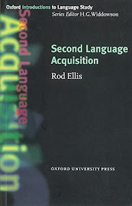 Second Language Acquisition.