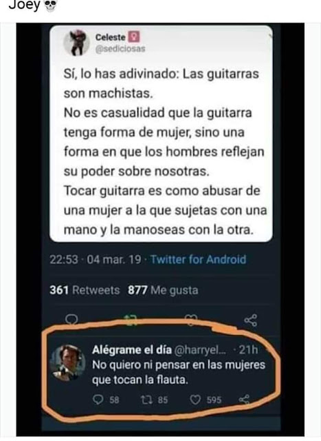 Las guitarras son machistas. Forma de mujer. Su poder sobre nosotras. 