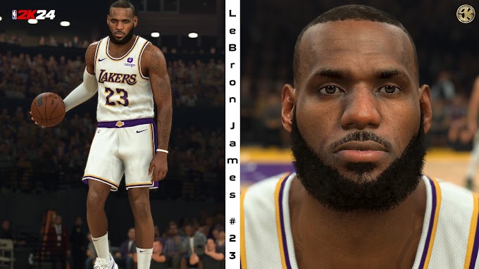  LeBron James Cyberface by Drian9k | NBA 2K24