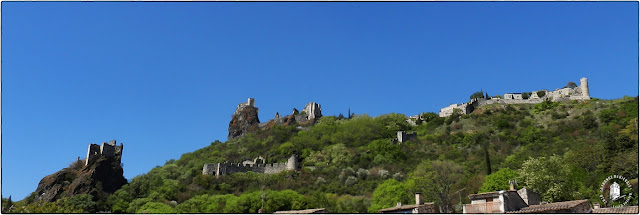 ROCHEMAURE (07) - Château-fort et village fortifié