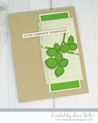 With Deepest Sympathy card-designed by Lori Tecler/Inking Aloud-stamps and dies from Altenew