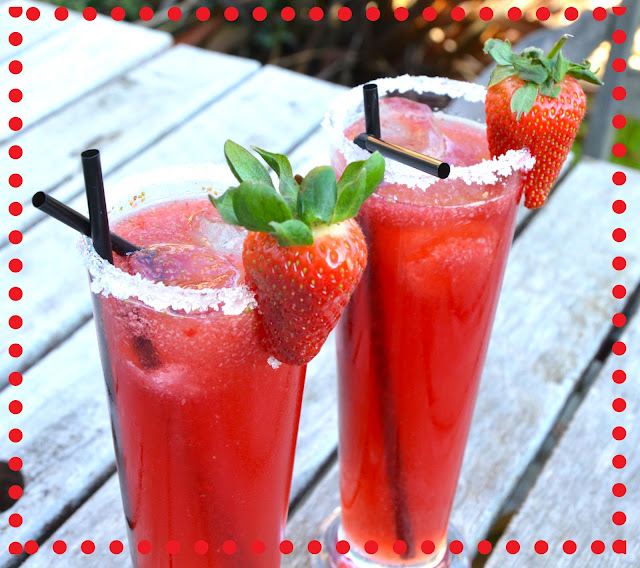 Strawberry Daiquiri Cocktail Summer Recipe