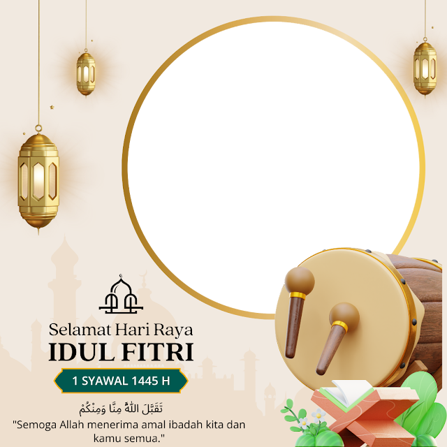 Twibon Hari Raya Idul Fitri 1 Syawal 1445 H - 2024 Masehi