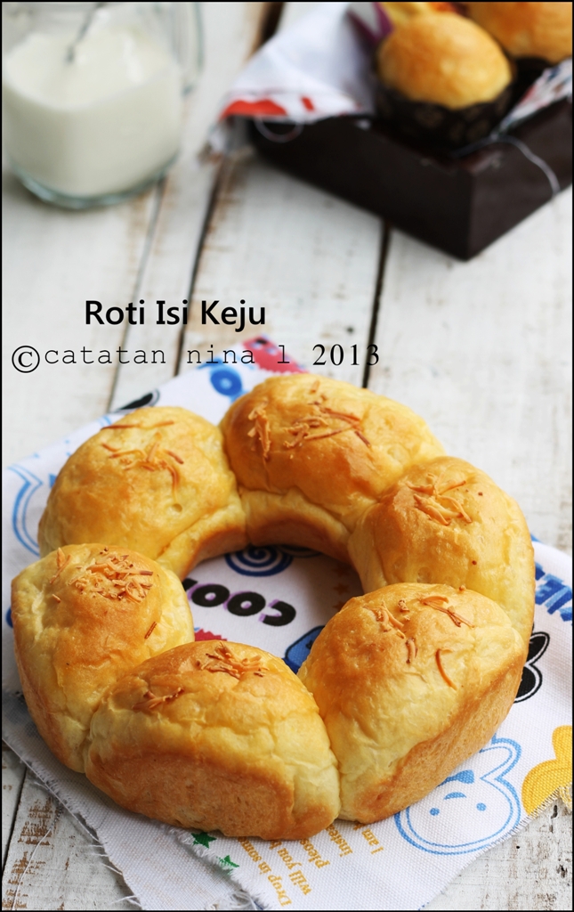 ROTI ISI KEJU - Catatan-Nina  Aneka Resep Masakan Rumah 