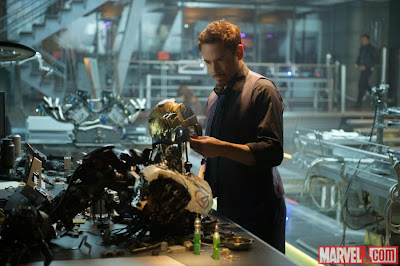 Robert Downey Jr. as Tony Stark in Avengers Age of Ultron