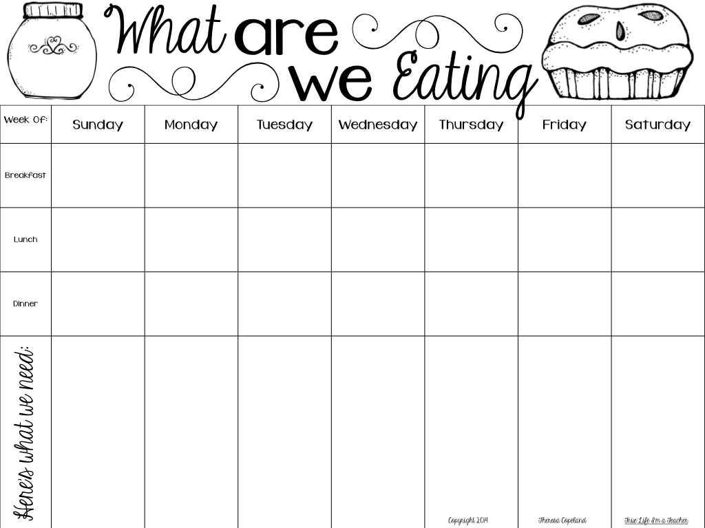 Meal Planning Made Easy (er) - Part 1 | True Life I'm a ...