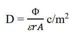 Electric Flux Density equation