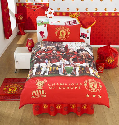 Manchester United, red devil, bedroom design, MU, football, wayne rooney, bedroom, cr7
