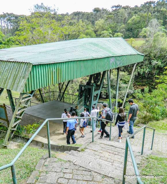Elevador da Furna do Parque Estadual de Vila Velha no Paraná