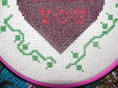 Crafting: Cross Stitch Beginning from A Girl in the Bush