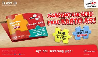 Cara Membuat Paket Facebook 500MB Telkomsel As Aktif 1 Minggu