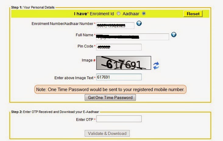 How to Download Aadhaar Card with Aadhaar Number without 