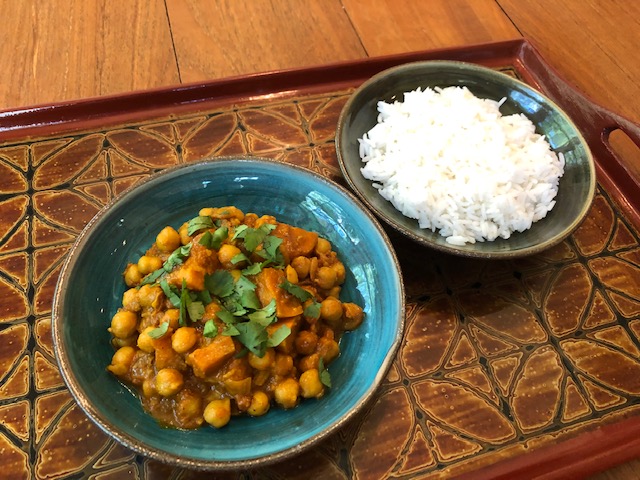 Chickpea Curry with Sweet Potato – Chole Shakarkand