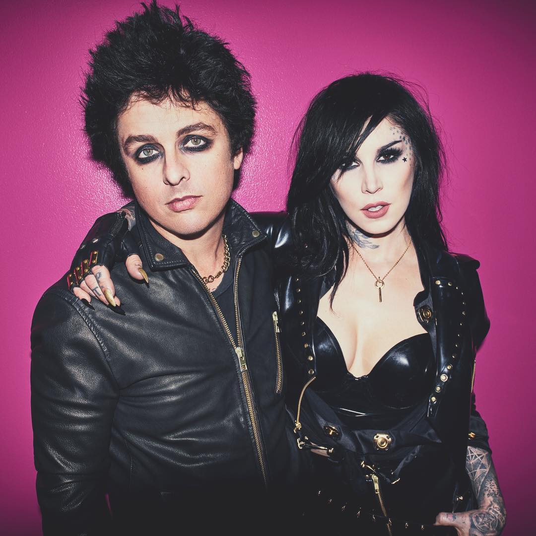 Kat Von D and Billie Joe Armstrong