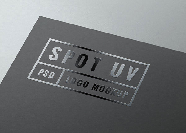 Spot UV Logo MockUp