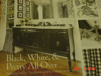 black and white curtains for living. Black amp; White Bathroom