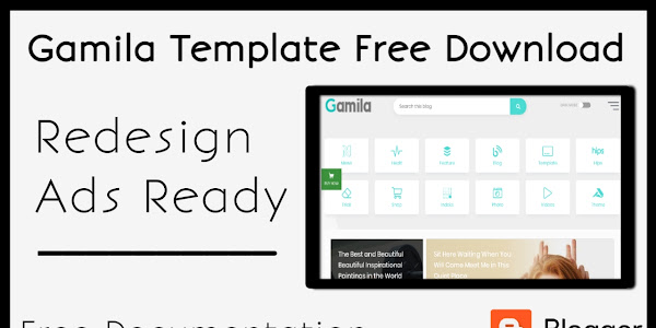 Gamila Responsive Blogger Template Free Download