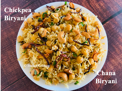 chickpea biryani