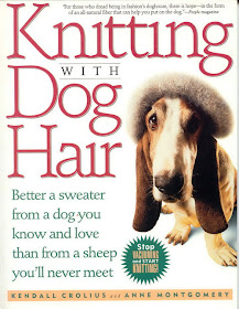 Knitting with dog hair