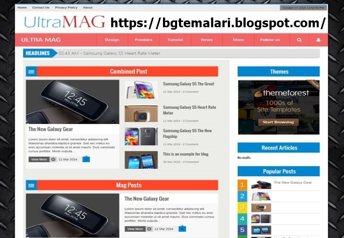 Ultra Mag Blogger Teması İndir