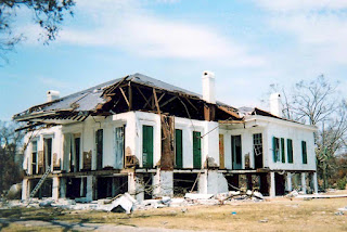 Beauvoir Mansion after Katrina