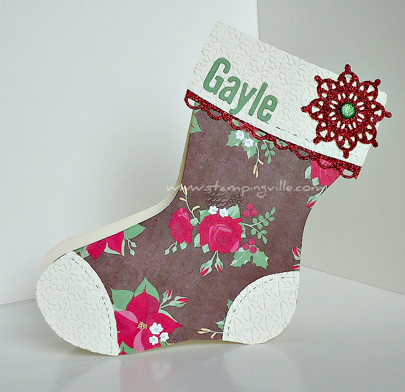 Christmas Crafts: Die-Cut Stocking Gift Card Holders