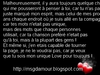 phrase d'amour - dÃ©claration d'amour