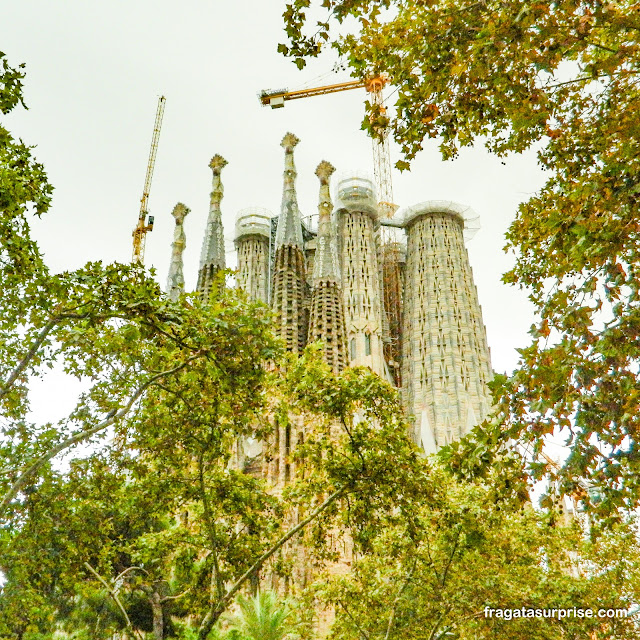 Basílica da Sagrada Família em Barcelona