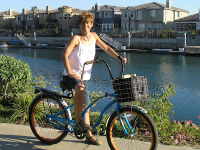 Gigi on Tiki Bike