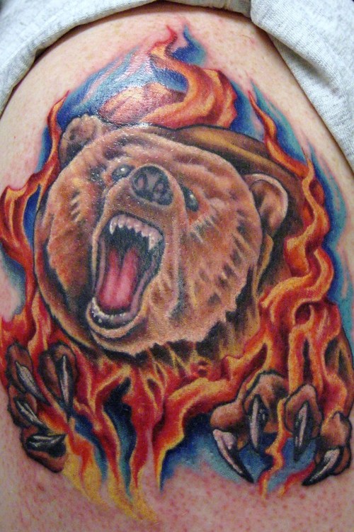 bear Tattoos, Designs, Pictures, and Ideas