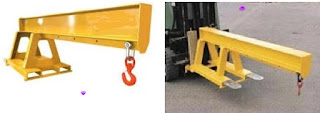JUAL CRANE JIB FORKLIFT, CRANE HOOK FORKLIFT