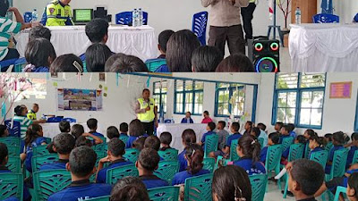 Turun ke Sekolah-Sekolah, Polres Kepulauan Tanimbar Gencar Berikan Sosialisasi