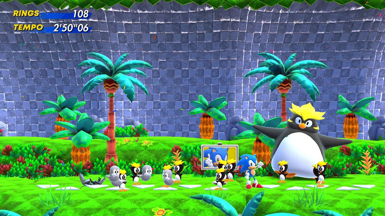 Jogando com a nova personagem em Sonic Superstars 