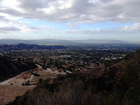 View southwest toward Glendora from Mystic Canyon Trail