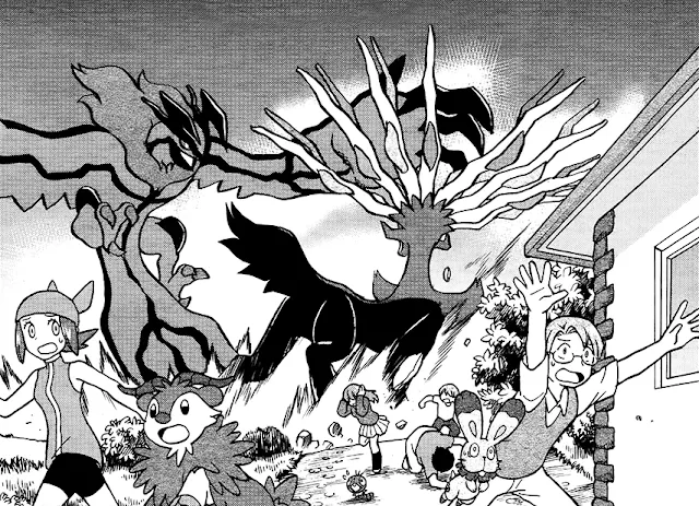Xerneas e Yveltal Pokémon Adventures