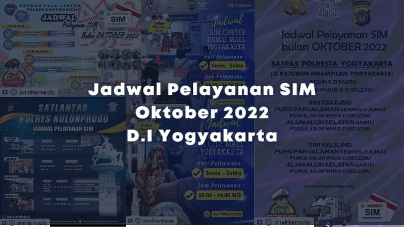 Pelayanan SIM Oktober 2022