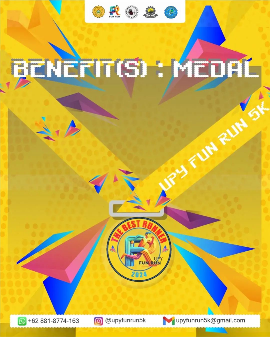 Medali 🏅 UPY Fun Run 2024