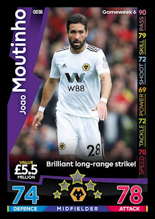 Topps Match Attax On Demand 2018-2019 Wolverhampton Wanderers Set