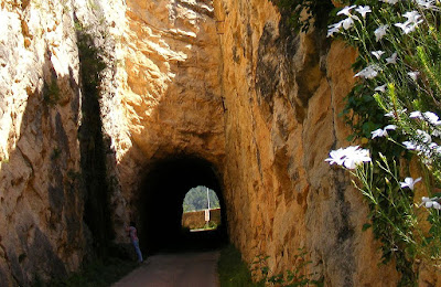 túnel, pantano Pena, bada, aigua, fon, beure