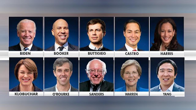 Potential Democratic presidential candidates Us election 2020