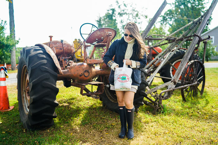 Krista Robertson, Covering the Bases, Travel Blog, NYC Blog, New York & Company, Preppy Blog, Fashion Blog, Travel, Fashion Blogger, NYC, Wilkens Farm, Apple Picking in NY, Upstate New York, Fall Outfits, Fall Style, Hunter Boots, Barbour Jacket, Preppy Outfit