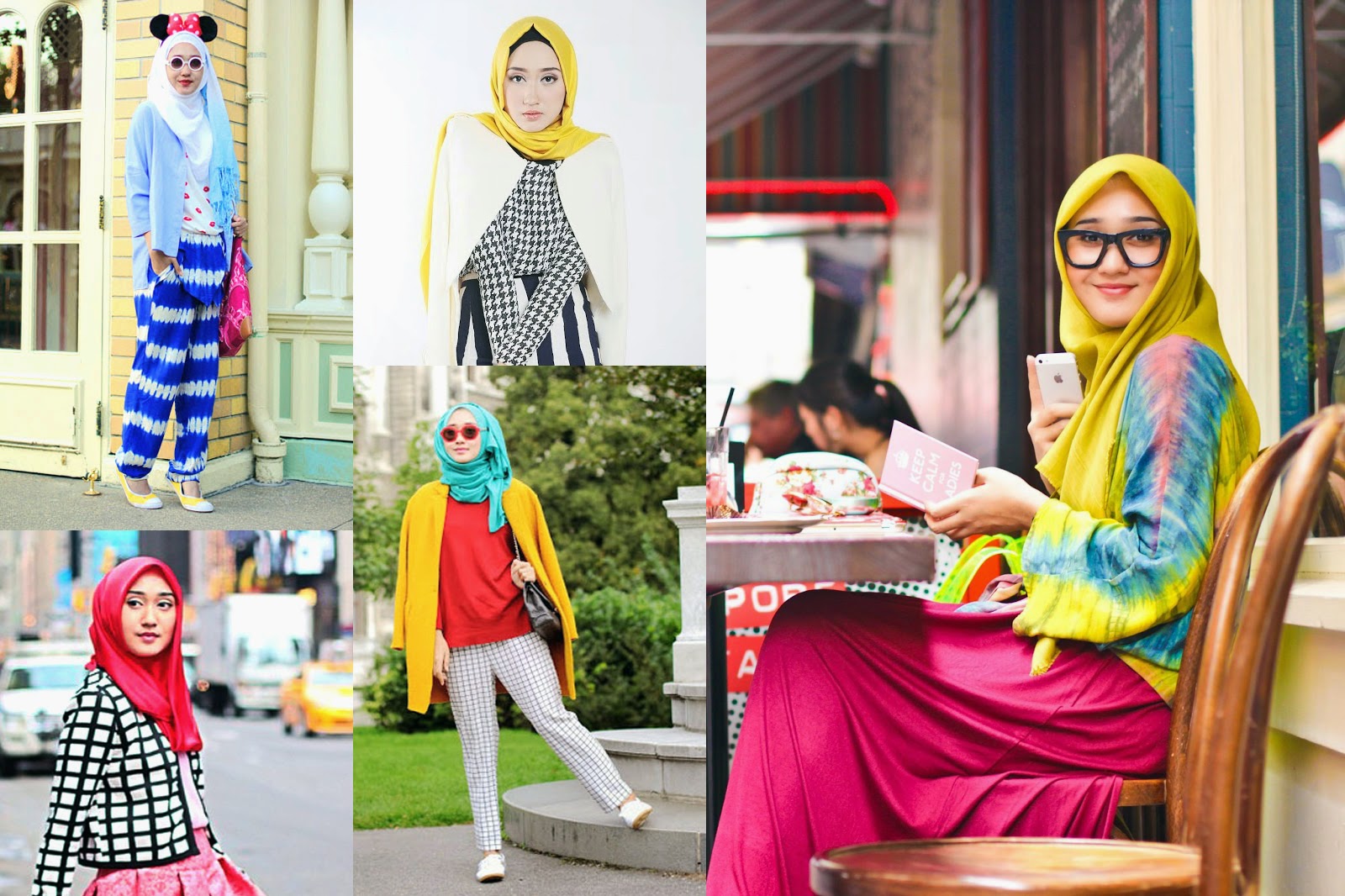 Desain Fashion Busana Hijab Hitam Dan Putih Butik Busana Sederhana
