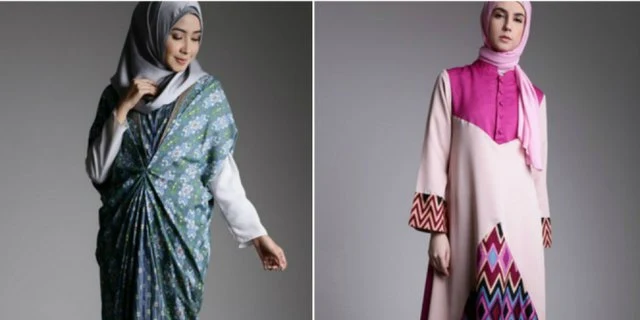 32 Model Baju Batik Muslim Modern Terbaru Dream Co Id - Model baju batik modern