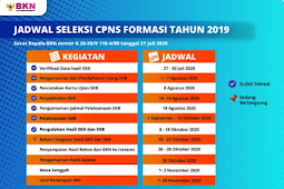 Catat! Ini Jadwal Penentuan Kelulusan CPNS 2019, Cek 64 Link Kementerian dan Lembaga di sini