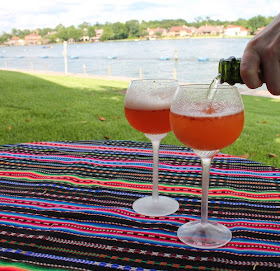 Food Lust People Love: Rosemary simple syrup adds a refreshingly fresh flavor to this  rosemary nectarine sparkling cocktail.