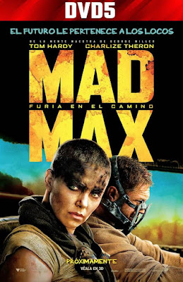 Mad Max Fury Road 2015 DVD R1 NTSC Latino