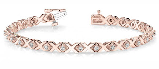 Diamant Armband 1.00 Karat Brillanten, 585 Rosegold