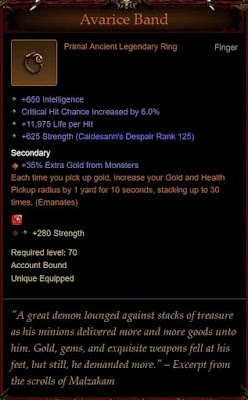 primal ancient avarice band
