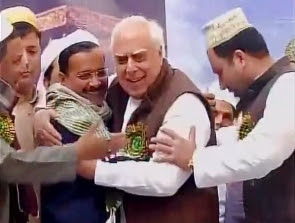 Aravind Kejriwal & Kapil Sibal