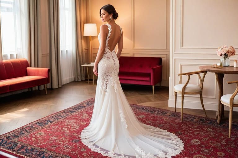 vestidos de novia civil largos sencillos